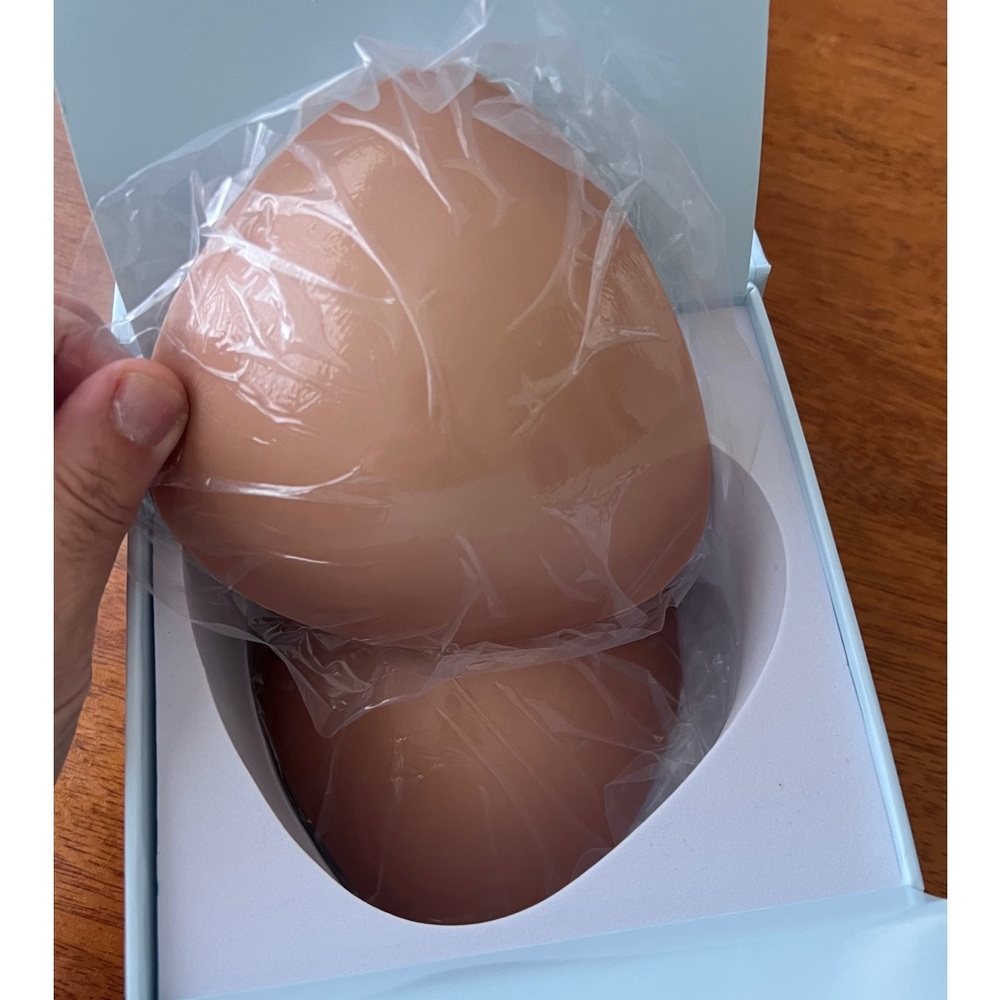 Adhesive Silicone Bra Cups in Nude - Strapless Lift